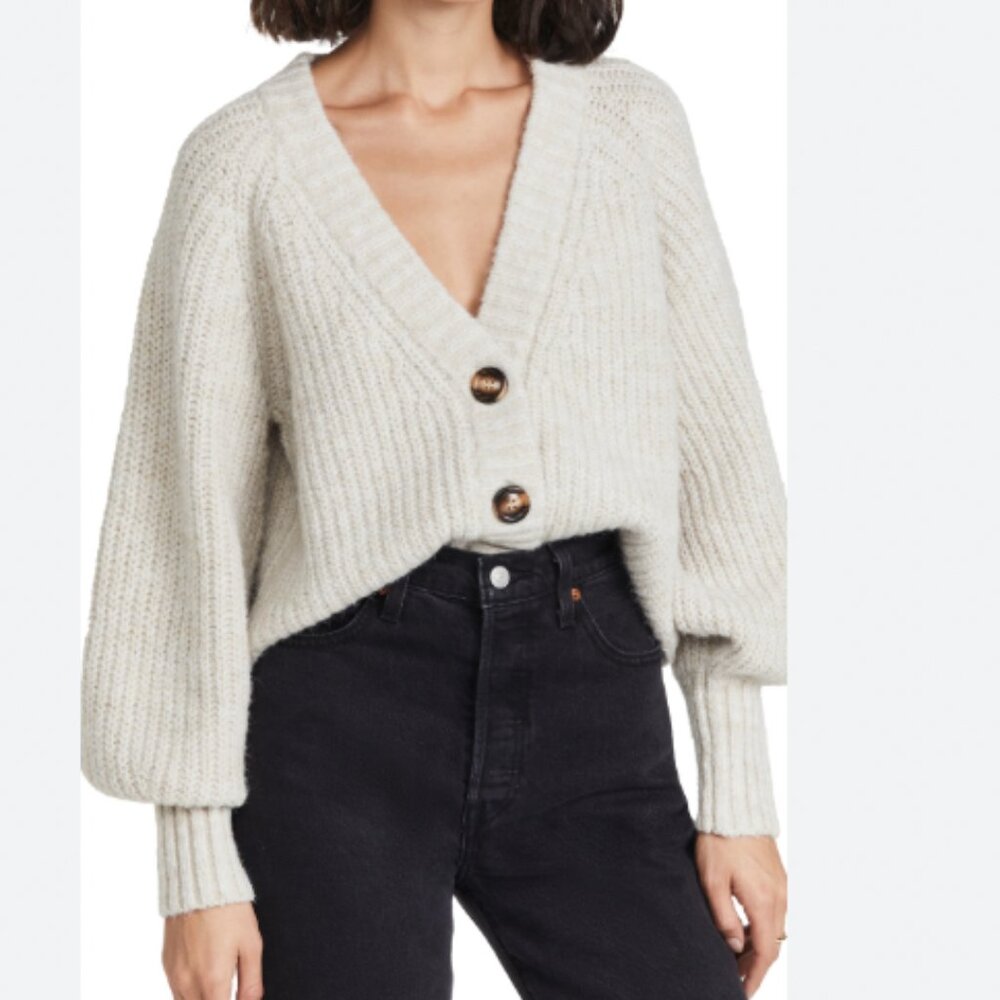 Rebecca Minkoff Zoya Three-Button Short Cardigan Size S. NWOT.